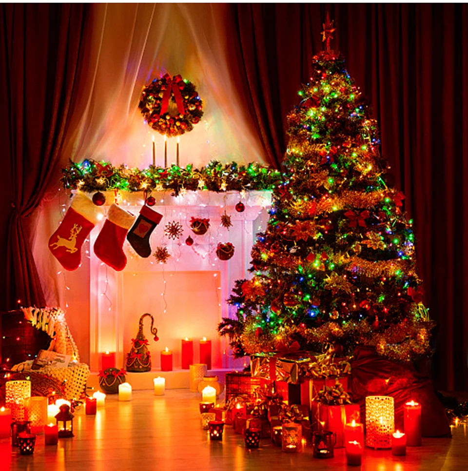 110V 220V LED Christmas Lights Fairy Garland String Light 10M- 100M EU / US Plug For Outdoor Garden Holiday New Year Party Decor