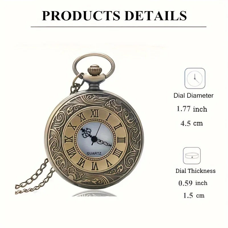 Collectible Watch Blind Box, Surprise Men's Wristwatches Mystery Box, Random Quartz Pocket Watch Box Gift for Christmas, Holiday
