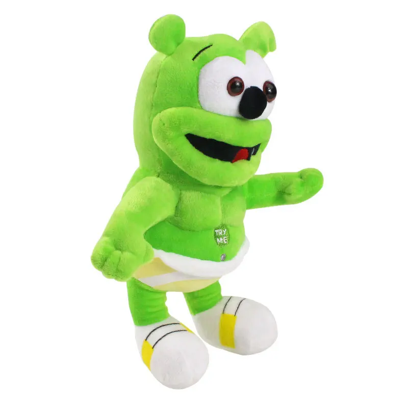 Singing Gummy Bear Plush Toys Music Voice Gummy Stuffed Dolls Peluche Sounding Bear Plushie Toys Christmas Baby Toy for Kid 30CM