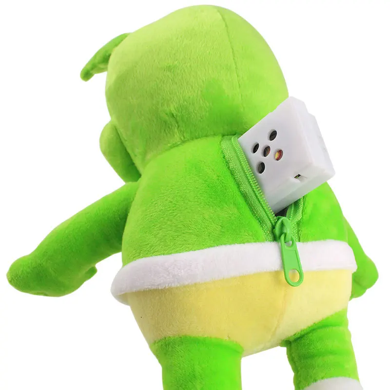Singing Gummy Bear Plush Toys Music Voice Gummy Stuffed Dolls Peluche Sounding Bear Plushie Toys Christmas Baby Toy for Kid 30CM