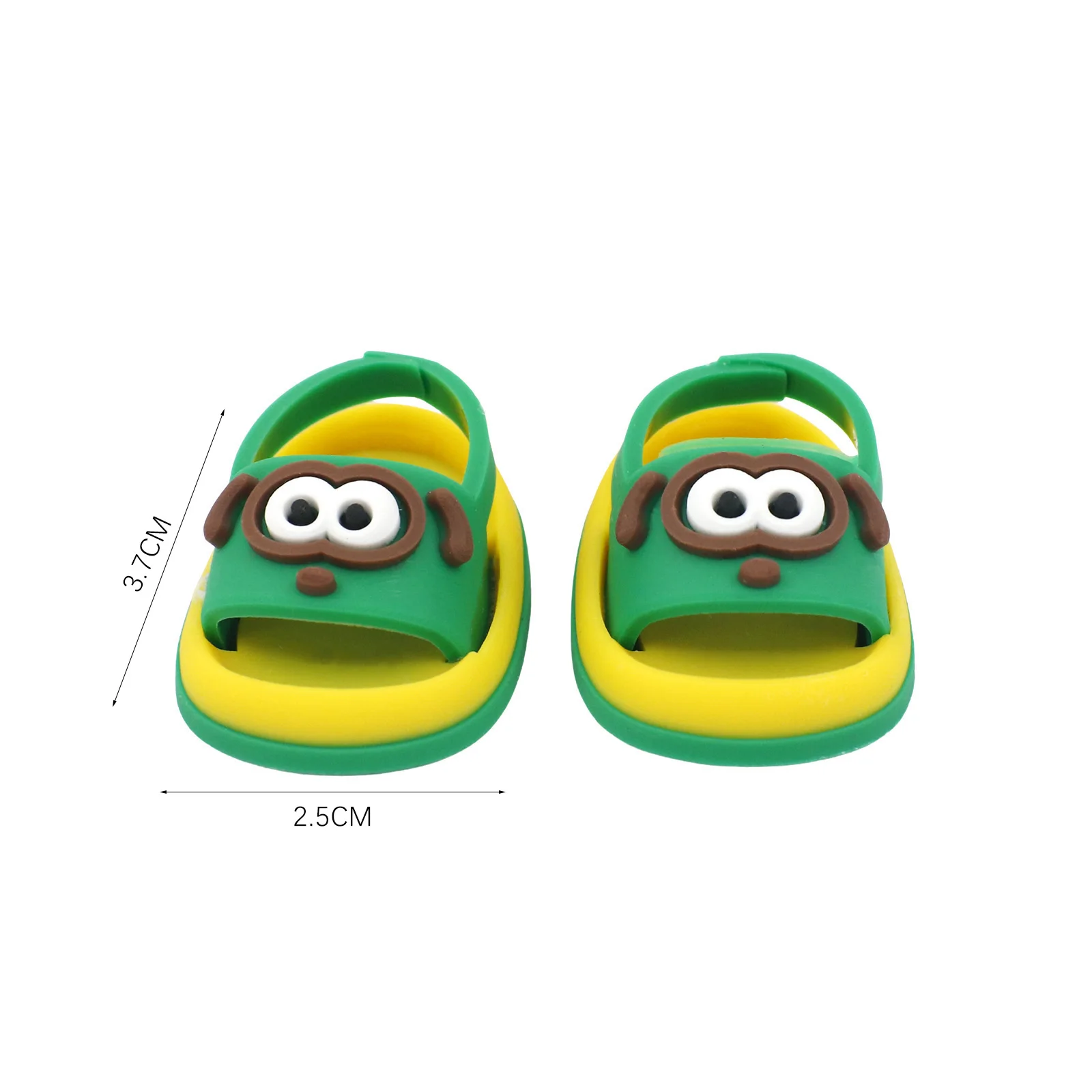Doll Shoes Bikini Beach Slippers For labubu Clothes 17cm Plush Doll Accessories Girl's Toys Birthday And Christmas Gifts
