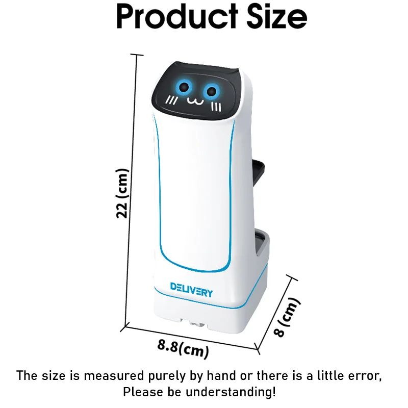 Novel Remote-Controlled Car Toys, Electric Food Delivery Robots, Small Item Transportation Games Funny Surprises Christmas Gift
