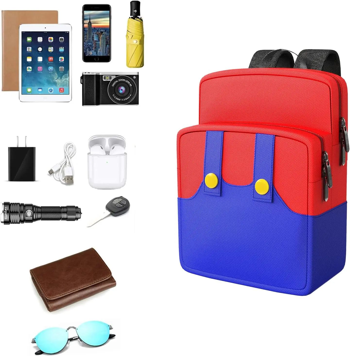 Cute Laptop Backpack Girls Boys Bookbag Fashion Casual Travel Bag Preschool Large Daypack for Switch /Lite/OLED Gift  Christmas
