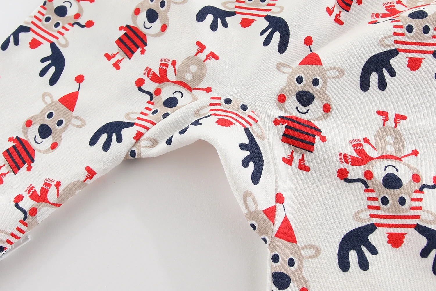 Kiddiezoom 1/2Pcs Fashion Christmas Cartoon 100%Cotton Zipper Baby Boy Girl Rompers Soft Newborn Clothes