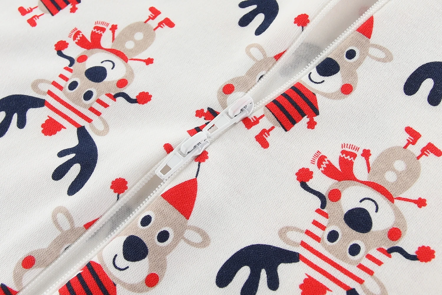 Kiddiezoom 1/2Pcs Fashion Christmas Cartoon 100%Cotton Zipper Baby Boy Girl Rompers Soft Newborn Clothes