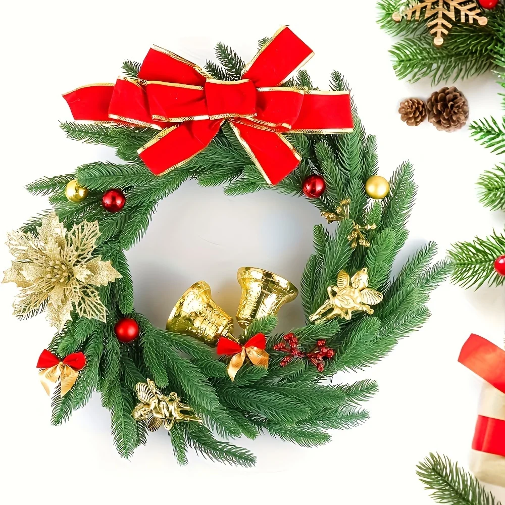 20pcs Artificial Pine Tree Plastic Green Pine Branches DIY Christmas Decoration Winter Tabletop Plants Christmas Tree Decoration