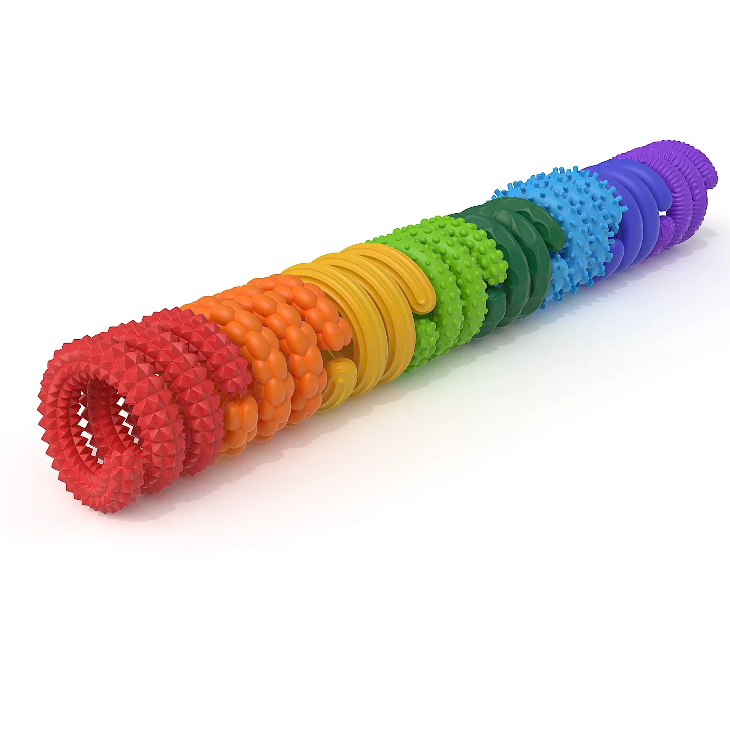 8pcs EDC Fidget Sensory Sticks Toys, Worry Balls Autism Calming Kid Adults Anxiety Relief Stress Sensory Toy, Christmas Gifts