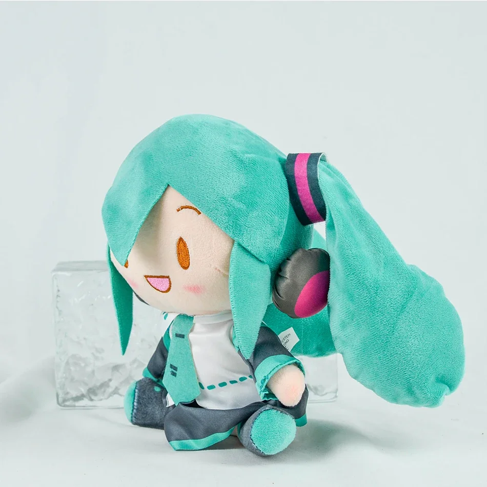 Cartoon 20cm Hatsune Miku Plush Doll Toy Anime sakura Miku snow Miku Character Kawaii Sitting posture Fufu Kids Christmas Gift