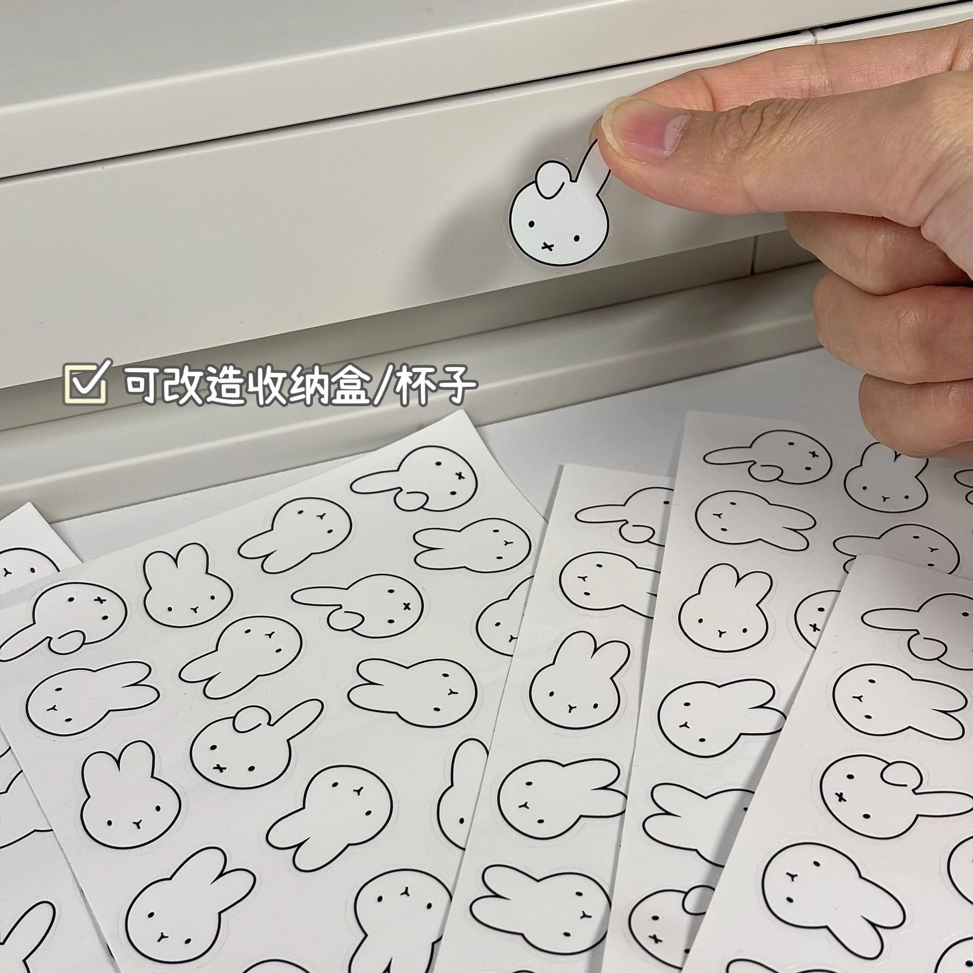Miffy Kawaii Cute Stickers DIY Waterproof Decorative Stickers Notebook Computer Mobile Phone Shell Girl Birthday Christmas Gift