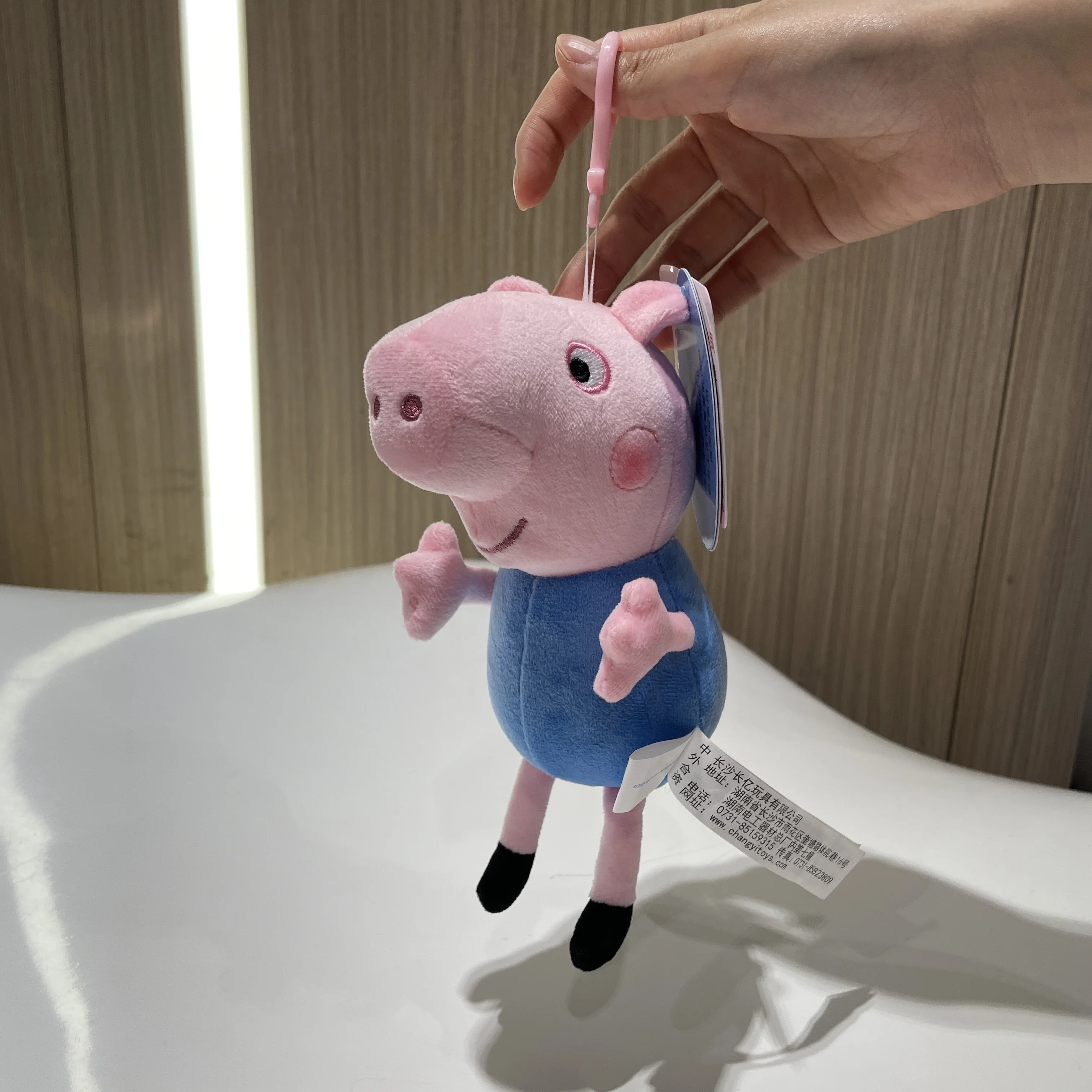 100% Genuine Peppa Pig Evy dinosaur Teddy Bear Peppa George Evie Plush Toy Boy Girl Birthday Gift Toys Christmas Stuffed Doll