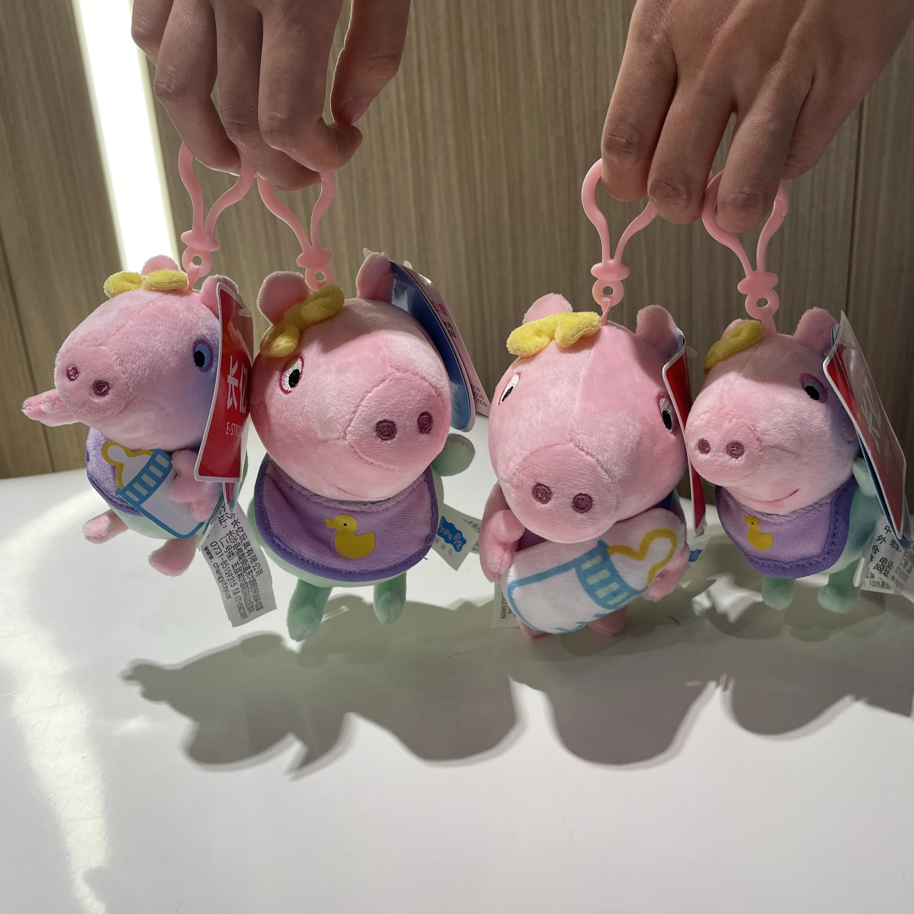 100% Genuine Peppa Pig Evy dinosaur Teddy Bear Peppa George Evie Plush Toy Boy Girl Birthday Gift Toys Christmas Stuffed Doll