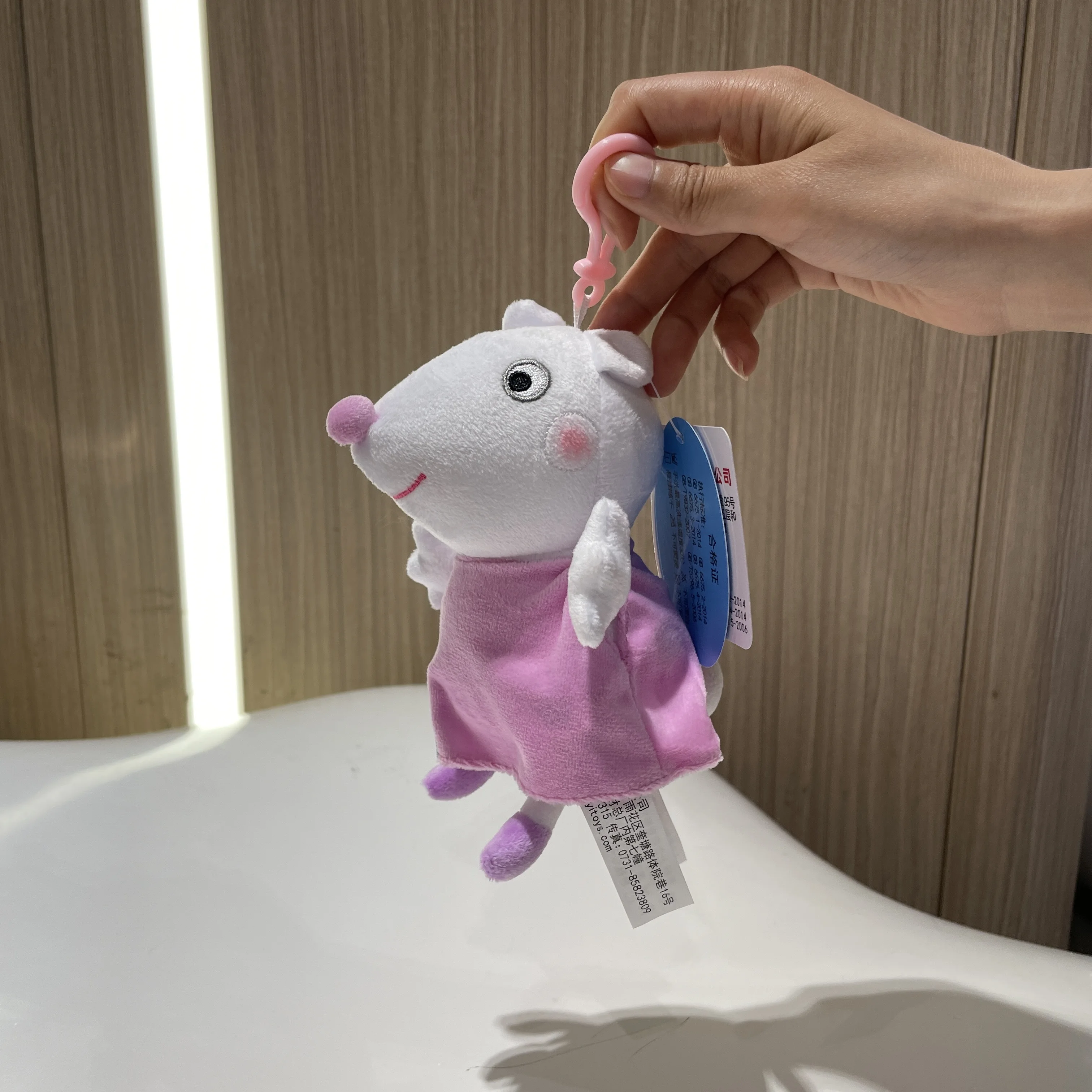 100% Genuine Peppa Pig Evy dinosaur Teddy Bear Peppa George Evie Plush Toy Boy Girl Birthday Gift Toys Christmas Stuffed Doll