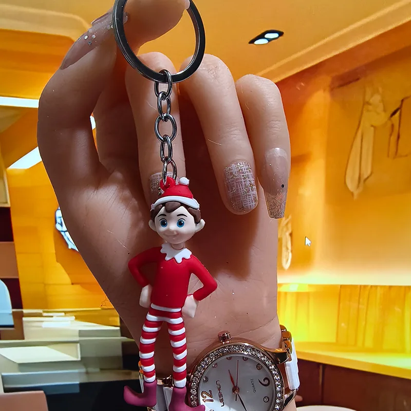 New Christmas Long-legged Keychain Dolls, Christmas Dolls, Ornaments And Gifts