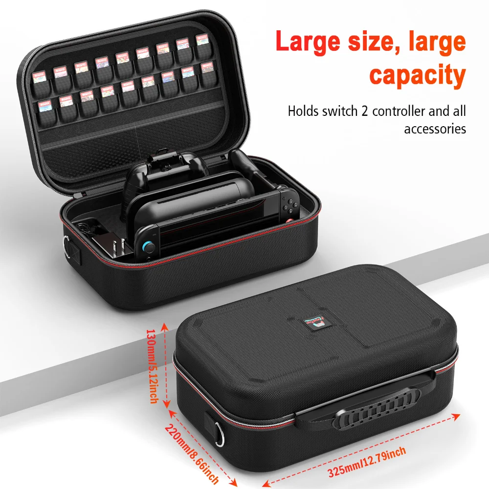 1pc Switch 2 Carry Case Portable Handheld Single Bag,Travel Case for Switch 2 Controller Accessories Men Women Christmas Gifts