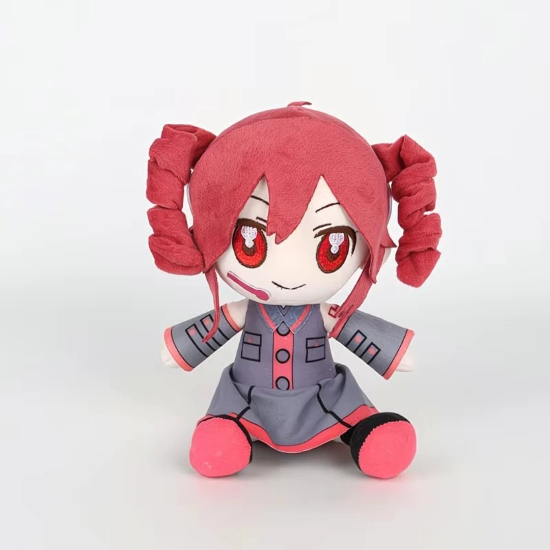 23CM Kasane Teto Plush Toy Soft Doll Stuffed Plushies Figure Anime Cosplay Cartoon Birthday Present Christmas Gift for Fans Girl