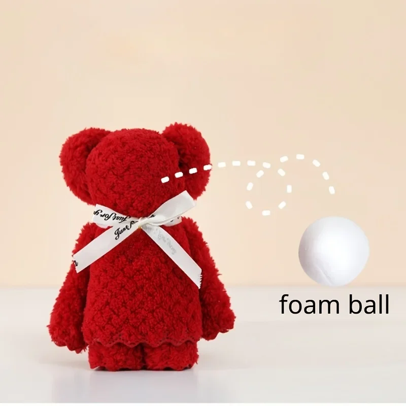 20pcs/10SET Teddy Bear Towel Gift Set, Wedding Companion Gift, Comes with Transparent Bag Suitable for Christmas, Birthday