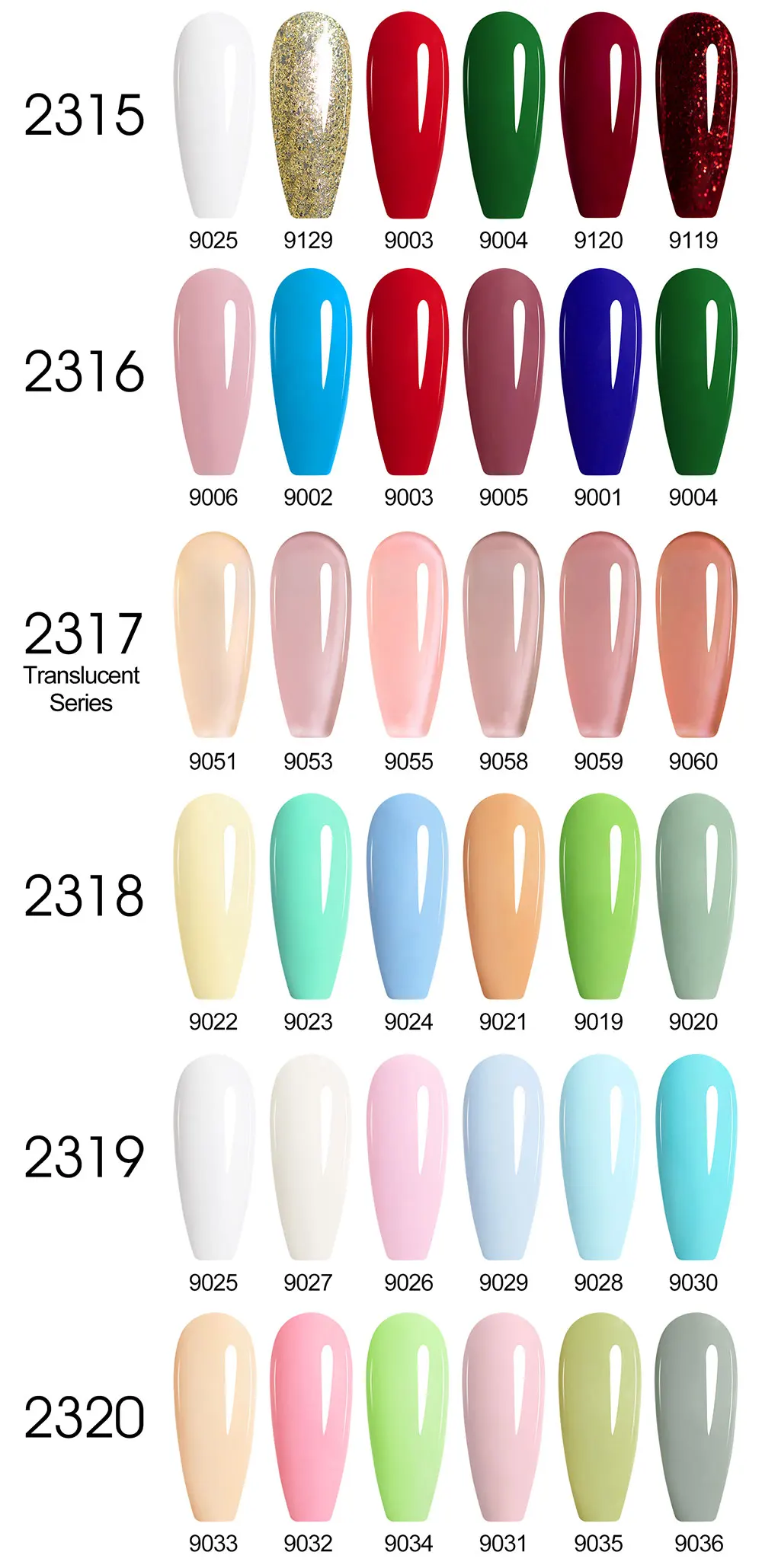 CANNI HEMA FREE 9ml Nail Gel Polish Kit Great Coverage Color Gel Set Nail Manicure Soak Off UV LED Christmas Red Gift Gel Nail