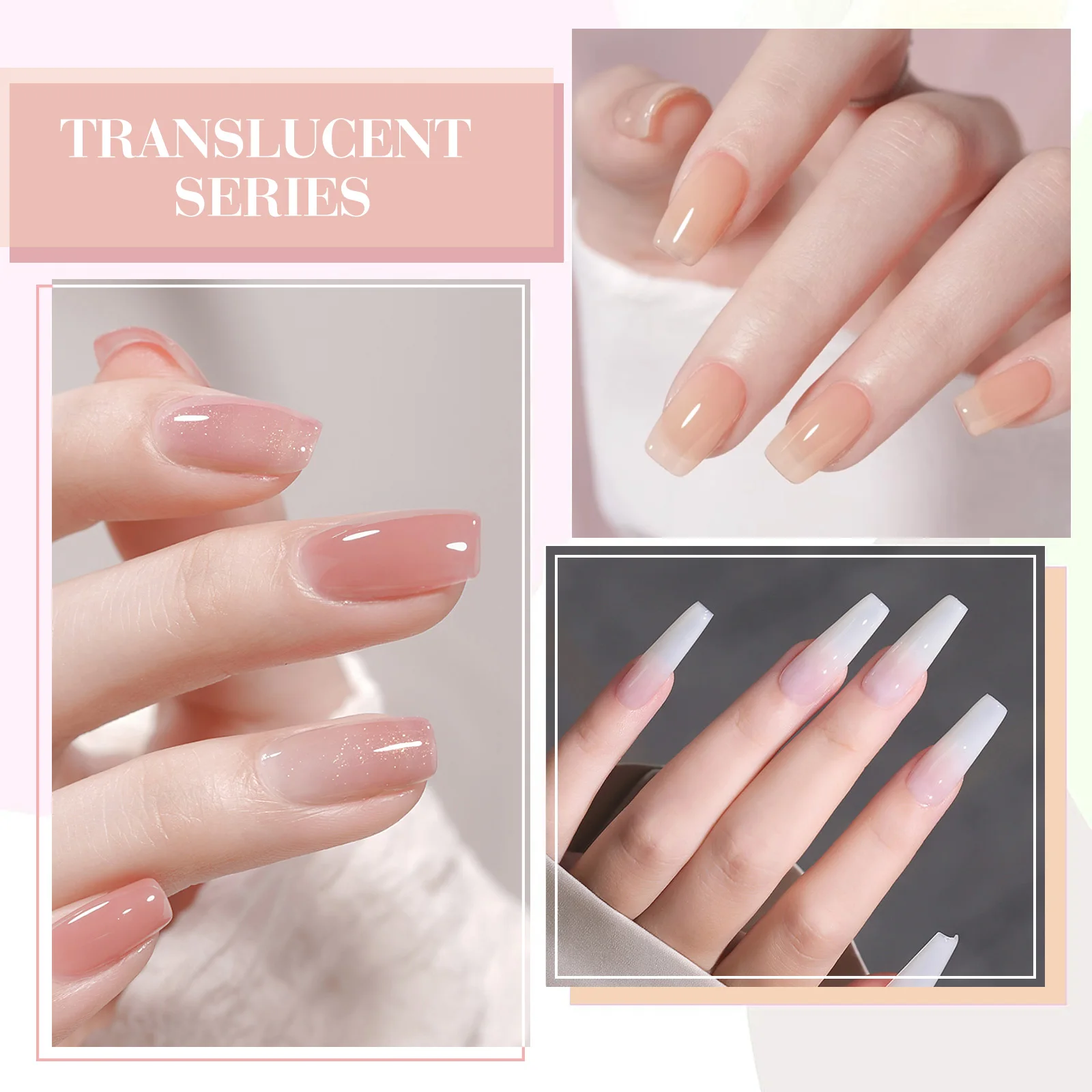 CANNI HEMA FREE 9ml Nail Gel Polish Kit Great Coverage Color Gel Set Nail Manicure Soak Off UV LED Christmas Red Gift Gel Nail