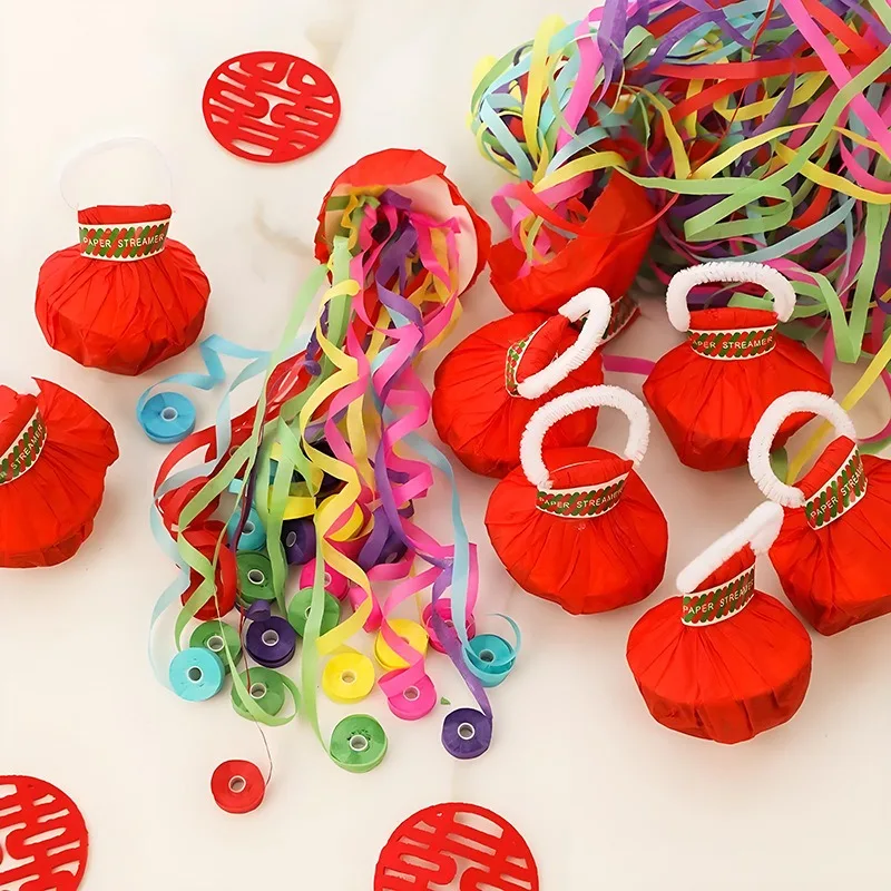 10/20PCS Colorful Streamers Party Celebration Ribbon Suitable for Wedding Party Christmas New Year Celebration Supplies
