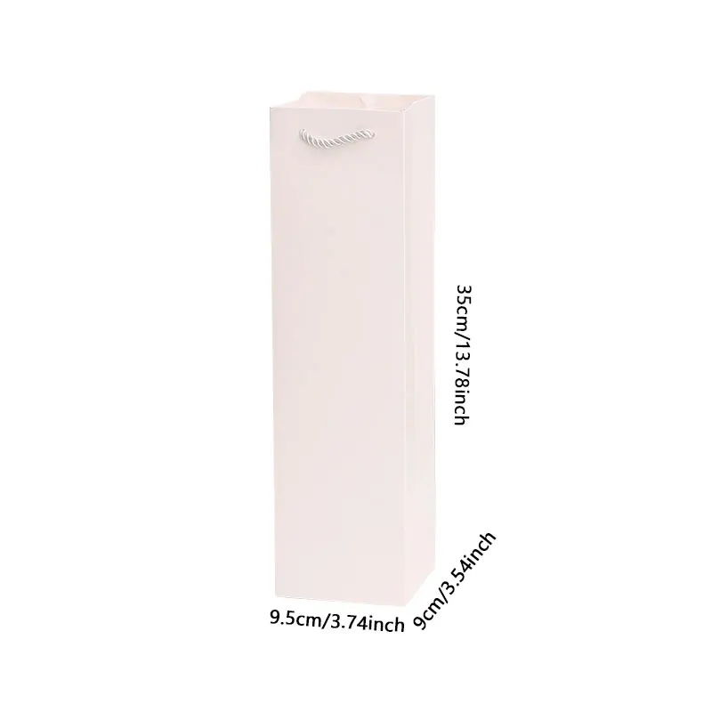 5/10/15/20pcs Wine Gift Bags Drawstring Bag Packs With Handles,Leak-Proof,Kraft Paper,Reusable,Travel-Friendly for Christmas