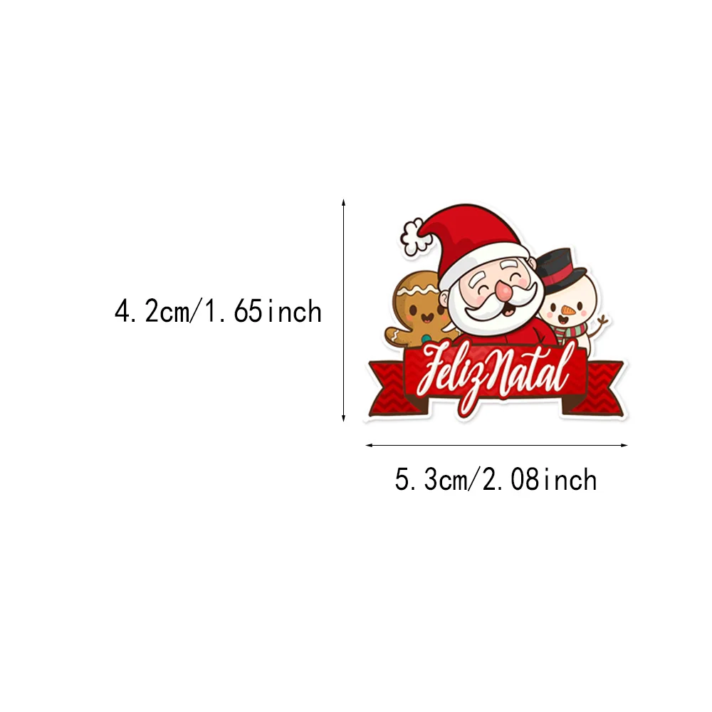 50/100PCS Christmas Series Cartoon Festival Fun Graffiti Stickers DIY Manual Scrap Book Tablet Decorative Stickers 