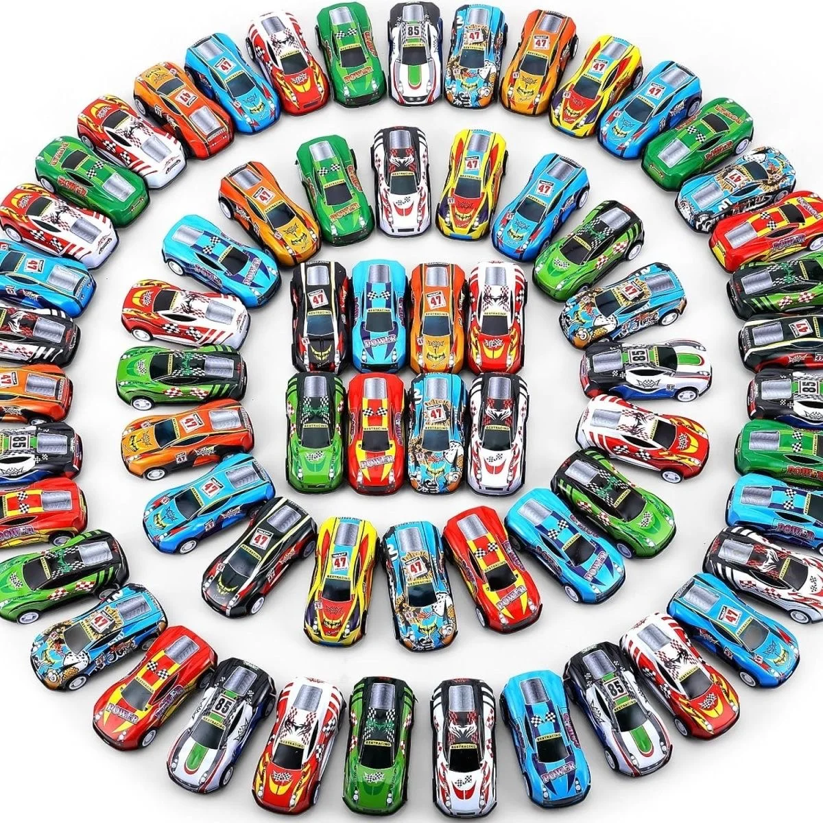 15pcs Children's car sets, alloy car toys, Christmas gift toys, car models, shock-resistant toys