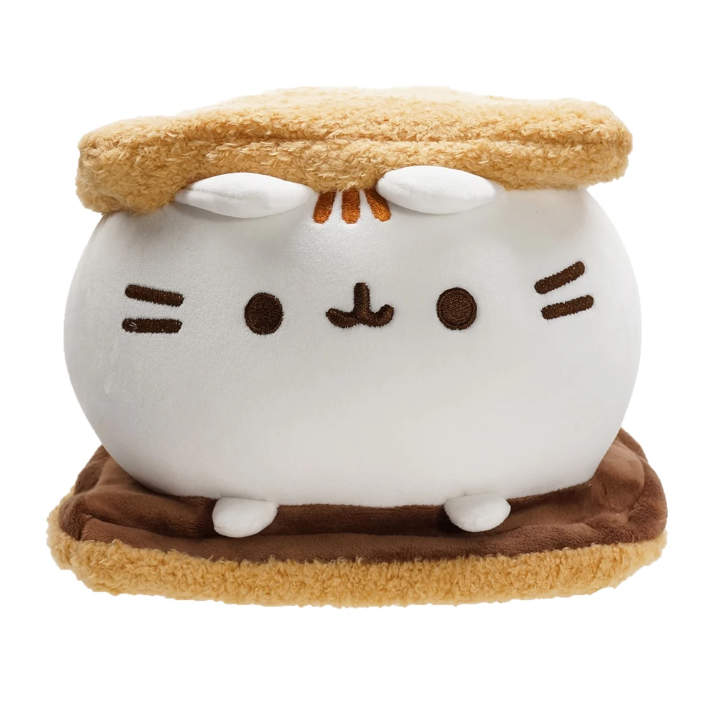Cute Animal hamburger Cat soft Stuffed Pussy Christmas Gift Toys for Christmas 14cm