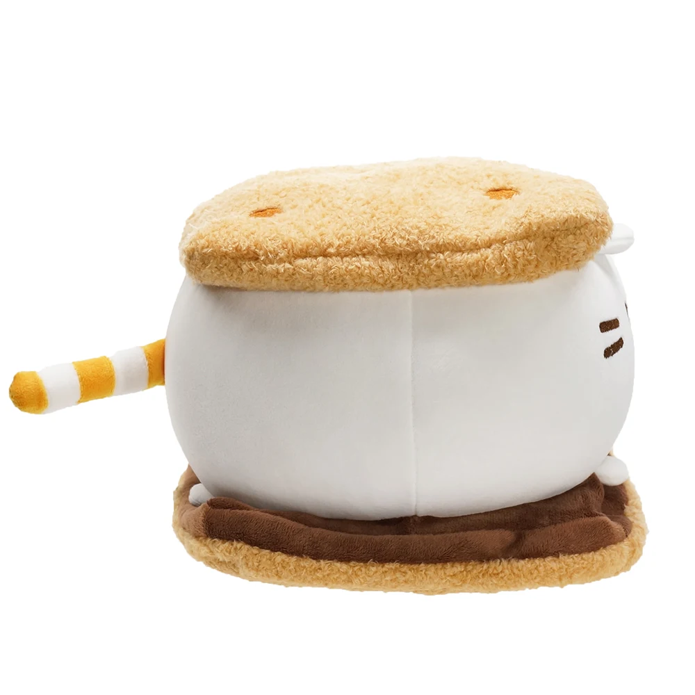 Cute Animal hamburger Cat soft Stuffed Pussy Christmas Gift Toys for Christmas 14cm