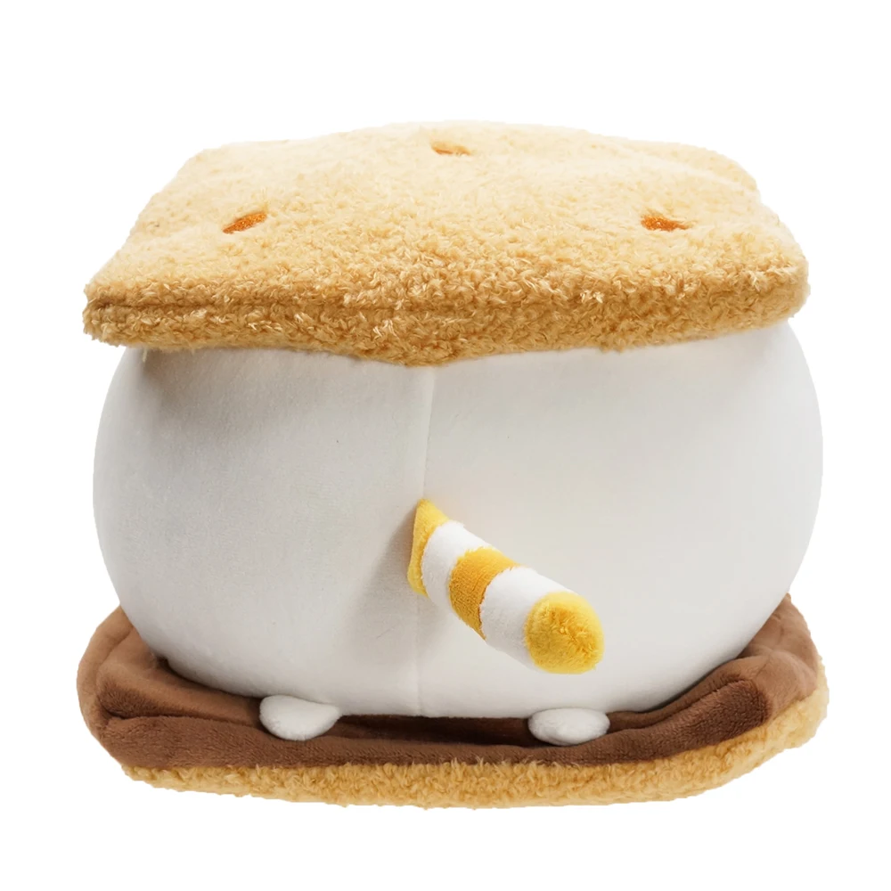 Cute Animal hamburger Cat soft Stuffed Pussy Christmas Gift Toys for Christmas 14cm