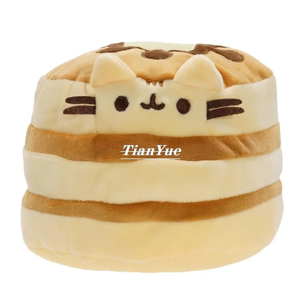 Cute Animal hamburger Cat soft Stuffed Pussy Christmas Gift Toys for Christmas 14cm
