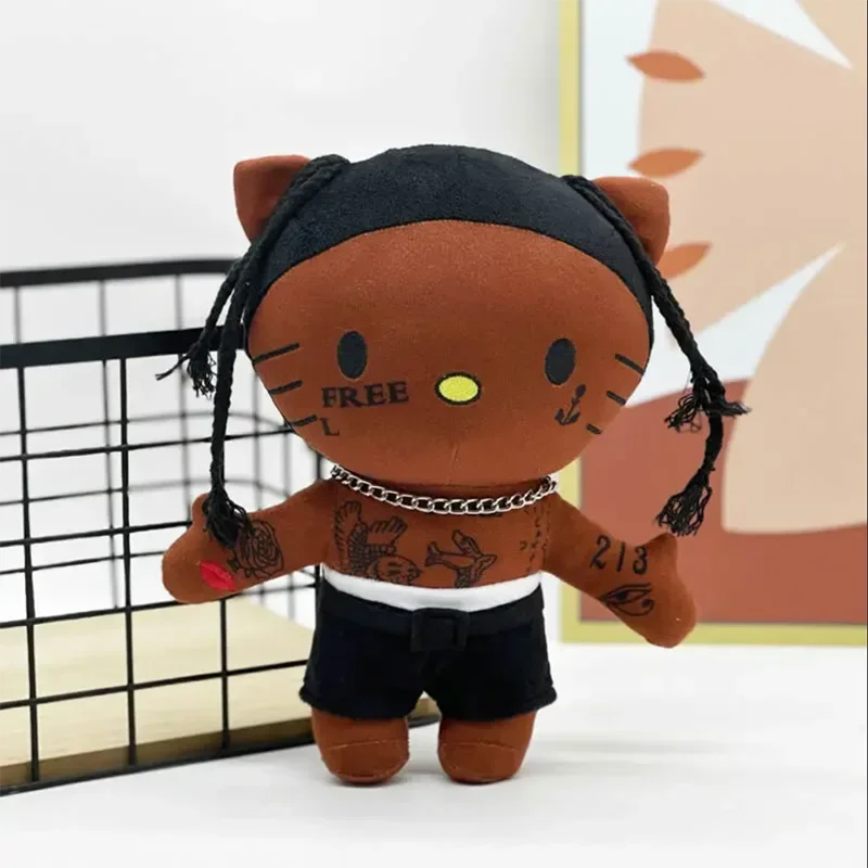 22cm LIL PEEP Plush Plush Toy Kawaii Anime Plushie Doll Soft Stuffed Anime Plush Toys for Christmas Birthday Gift For Kids