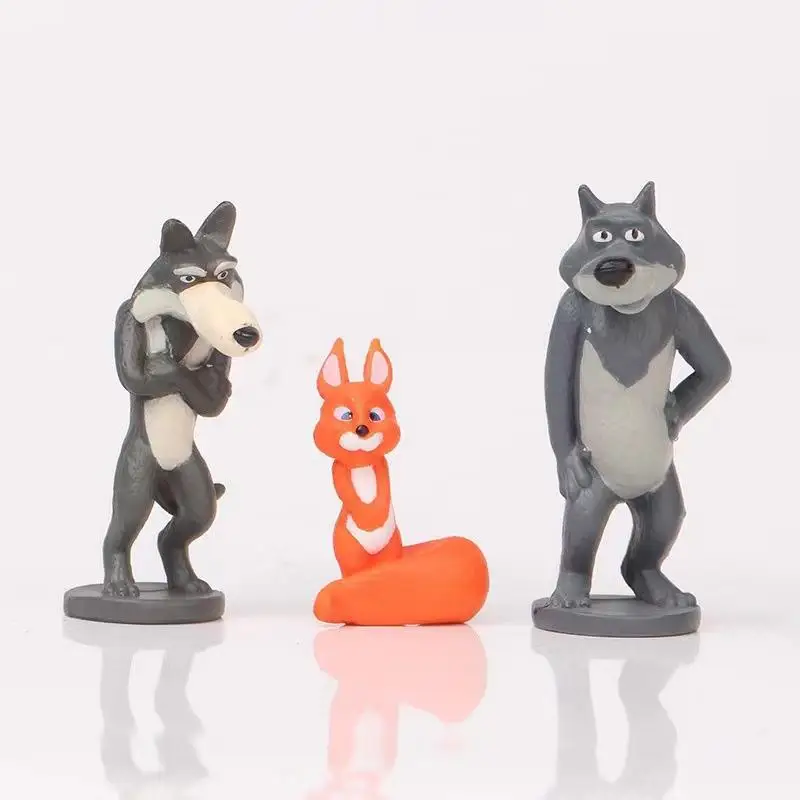 10Pieces Masha and The Bear Action Figure Anime Model Cartoon Toys Anime Figure for Friends Gifts Christmas Gift