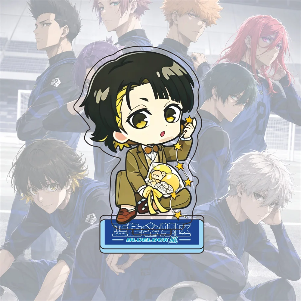 Hot Anime BLUE LOCK Acrylic Keychain Bachira Meguru Chigiri Hyōma Model Figure Cosplay Birthday Fans Christmas Gift 10CM