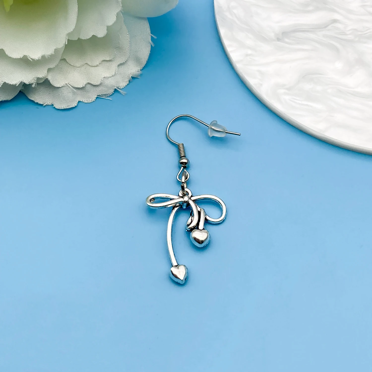 Mix 20 Pieces/Ancient Silver Bow Series Fashion Jewelry Making DIY Craft Back to School Halloween Christmas Fashion Accessories