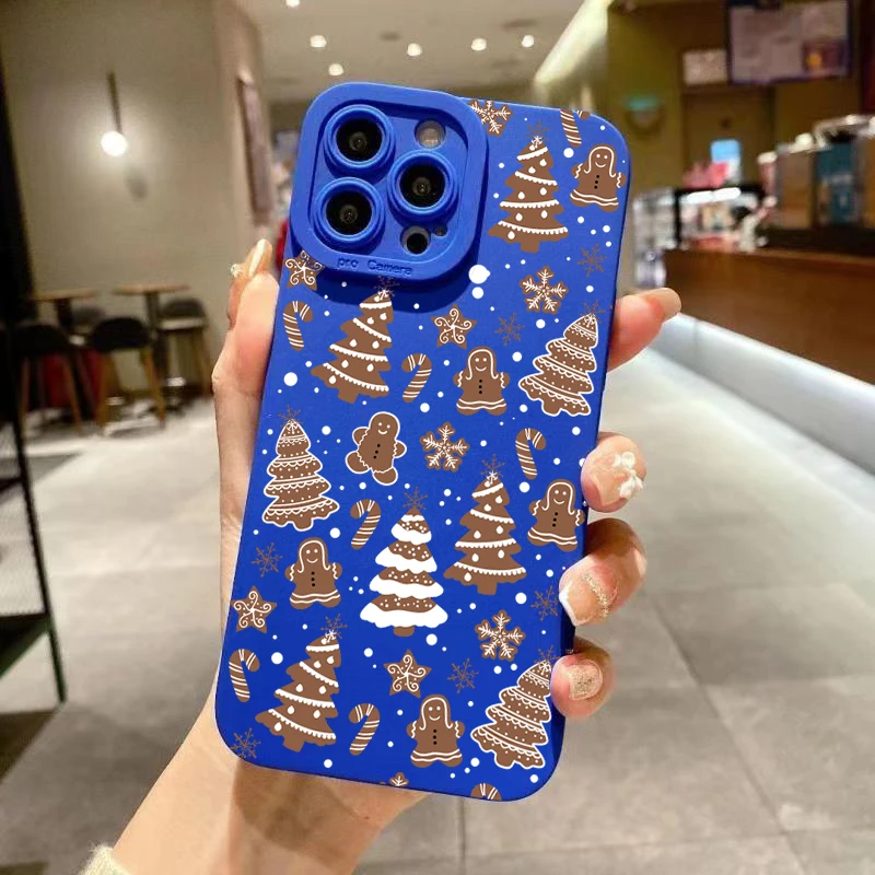 Christmas Tree Graphic Phone Case For Samsung Galaxy S26 S25 S24 S23 Ultra S22 Plus S21 FE A16 A35 A55 A34 A54 A33 A53 A52 Cover