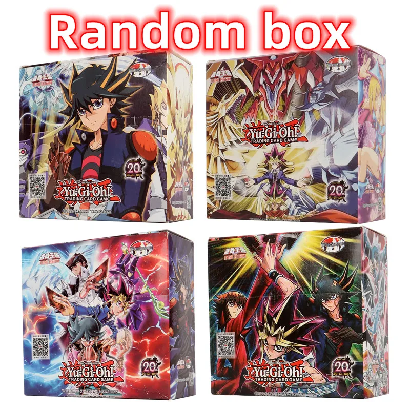 240Pcs Yu-Gi-Oh Anime Cards Blue Eyes Dark Magician Exodia Obelisk Slifer Ra Yugioh Card Kids Christmas Gift