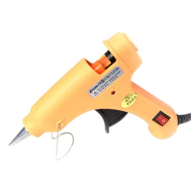 20W EU Plug glue gun.30pcs/10pcs rubber sticks. DIY mini electric heating temperature repair tool. Christmas and Halloween gifts