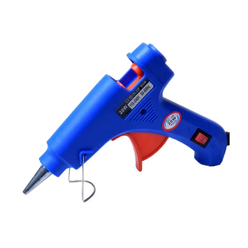 20W EU Plug glue gun.30pcs/10pcs rubber sticks. DIY mini electric heating temperature repair tool. Christmas and Halloween gifts