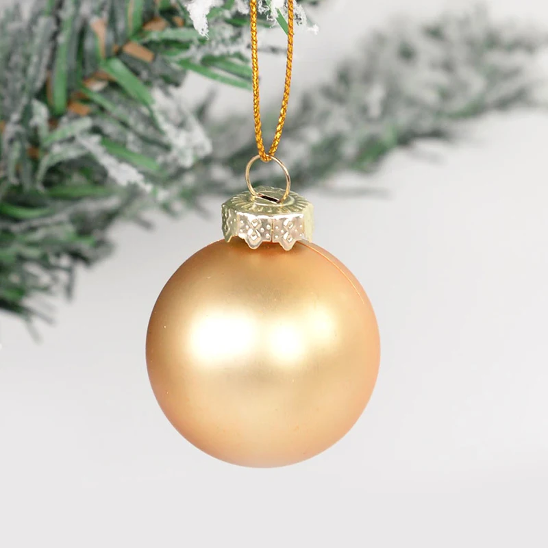 50/100pcs Round Christmas Ball Ornament Caps Gold Silver Removable Metal Hangers Cap Merry Xmas Decor For Home New Year Navidad