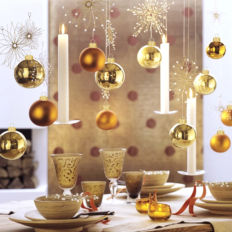 50/100pcs Round Christmas Ball Ornament Caps Gold Silver Removable Metal Hangers Cap Merry Xmas Decor For Home New Year Navidad