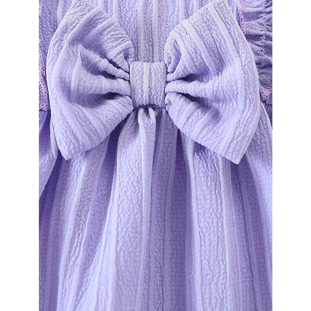 Newborn Baby Girl's Bow Sleeveless Christmas Dress Infant Cute Princess Birthday Party Dresses Toddler Clothing for 0-24 Months