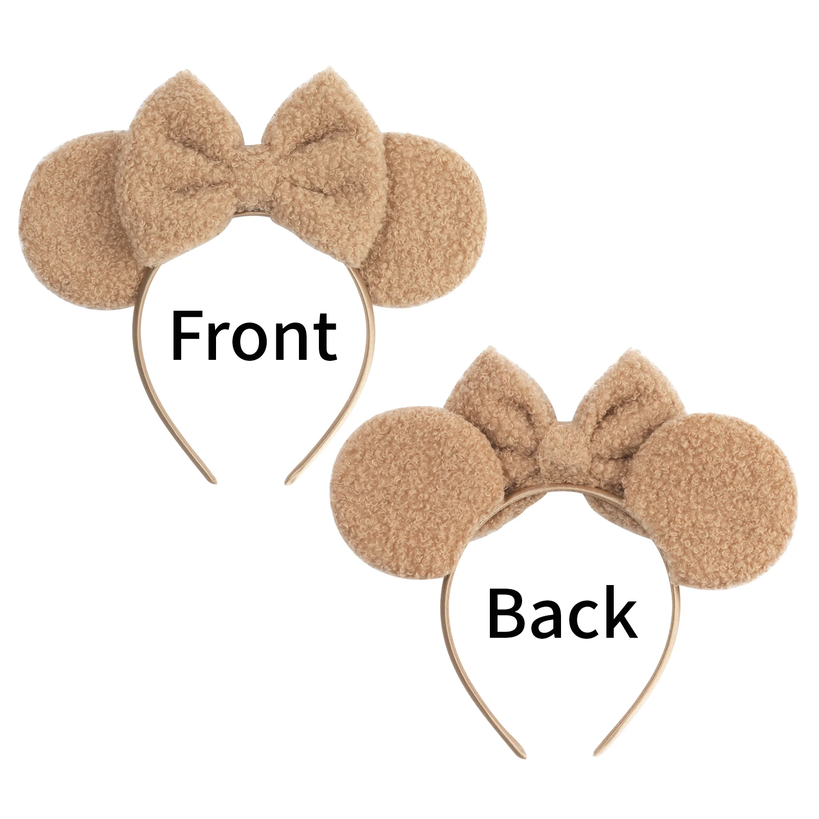 New Christmas Velvet Mouse Ear Headband Cute Ear Headband Halloween Birthday Girl Cosplay Costume Party Decoration Headband