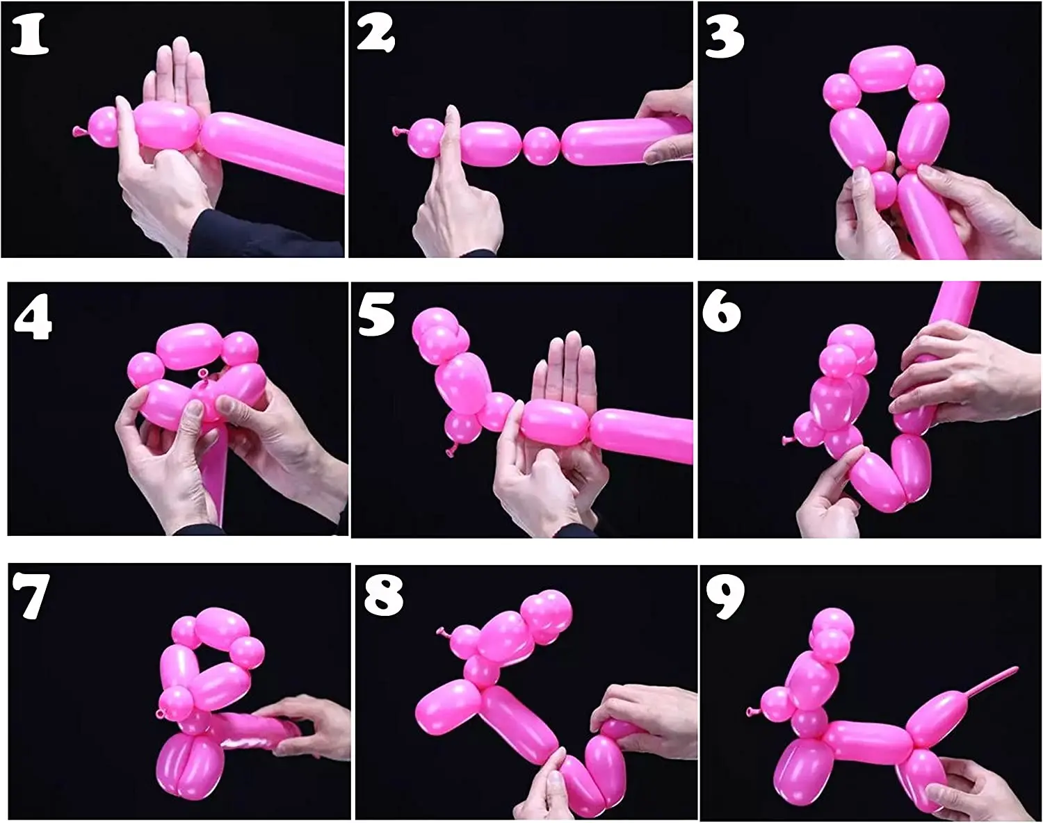 10/20/30Pcs Long Balloons Colorful Magic Twisting Balloons for Animal Kids Birthday Baby Shower Wedding Christmas Party Decor