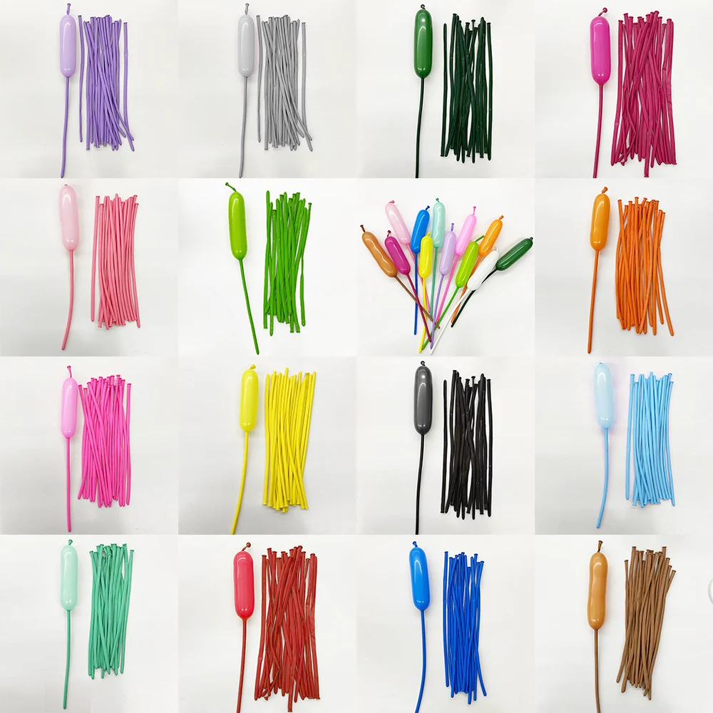 10/20/30Pcs Long Balloons Colorful Magic Twisting Balloons for Animal Kids Birthday Baby Shower Wedding Christmas Party Decor