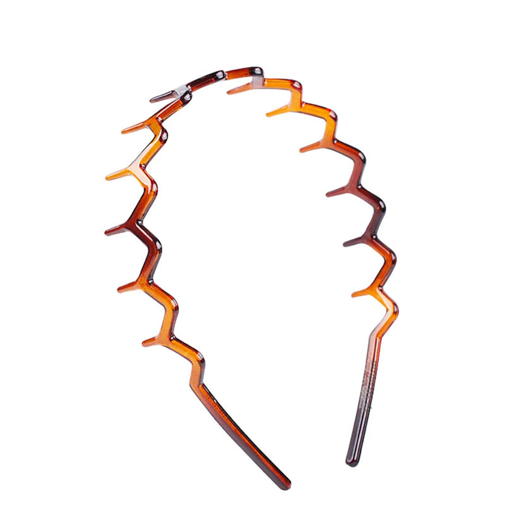 New Headband Hair Comb Zigzag Band Notched Headband Woman Man Girl Christmas Birthday Gift Rescue Broken DIY Hair Accessories