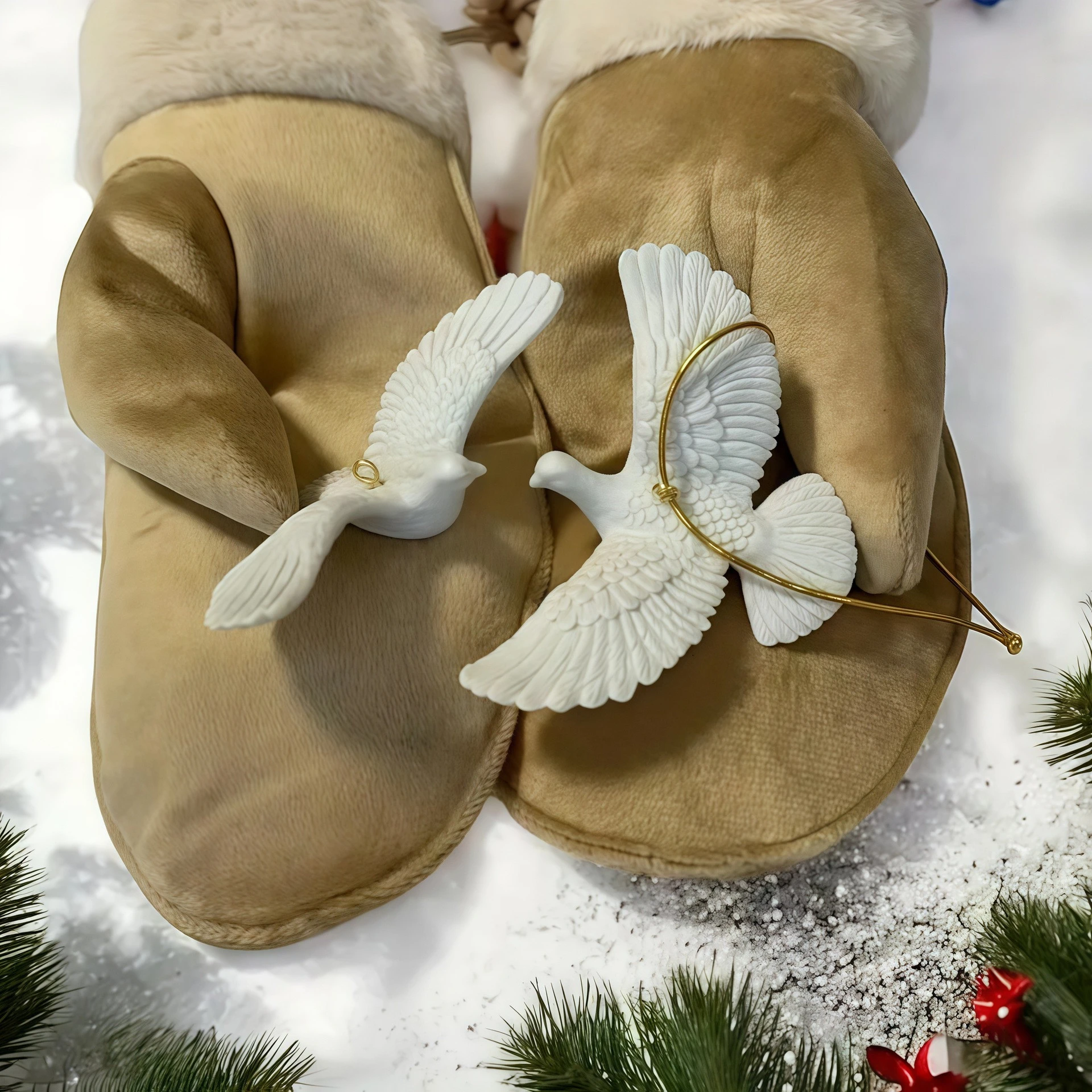 Style Friendship Doves - Home Alone 2 Resin Christmas Ornament  Doves Christmas Tree Ornaments- Best Gift for Someone Special