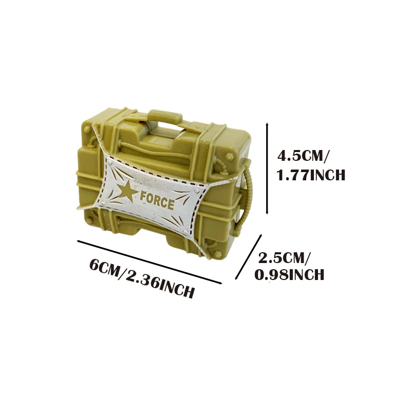 Parachute Toy Army Soldier Guns Net Knapsack Military Accessories Action Figure Toy for Boy Children Christmas Gift