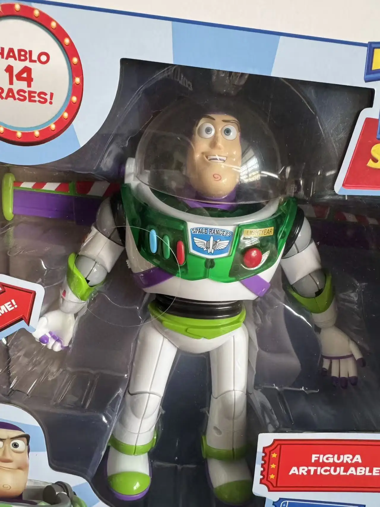 25CM Disney Pixar Toy Story 4 Talking Spanish Buzz Lightyear Woody Jessie Interactive Action Figure Toys Christmas Gift