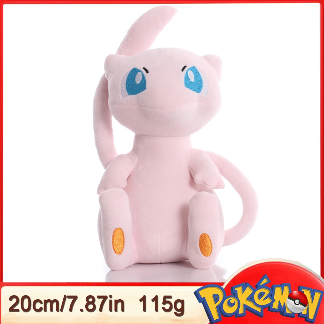 15-25CM Pokémon Plush Toy Pikachue Gengar Raichu Squirtle Eevee Charmander Bulbasaur Mewtwo Children's Birthday Christmas Gifts