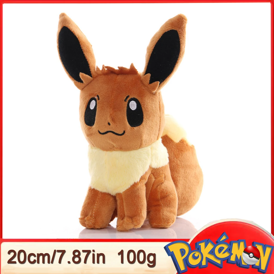 15-25CM Pokémon Plush Toy Pikachue Gengar Raichu Squirtle Eevee Charmander Bulbasaur Mewtwo Children's Birthday Christmas Gifts